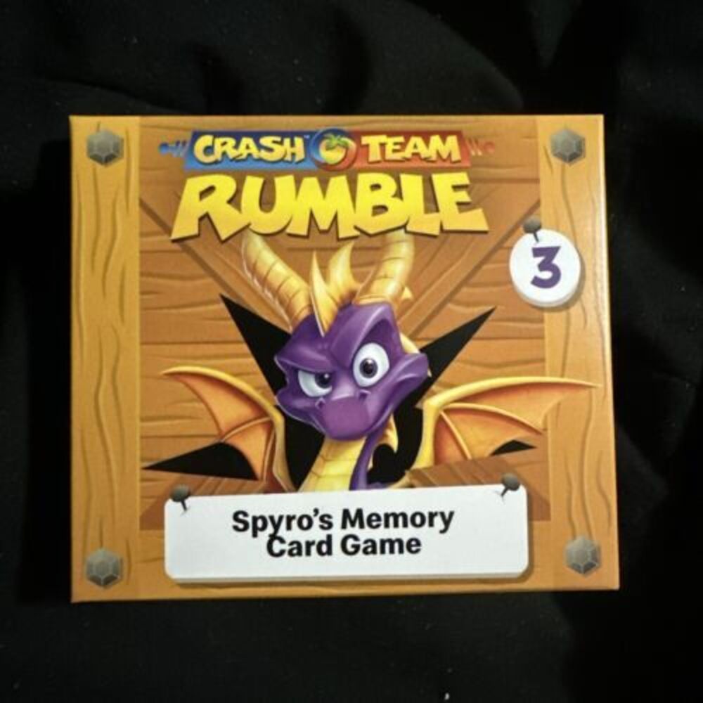 2023 McDonald's Crash Team rumble 2 Crash Memory Card Game